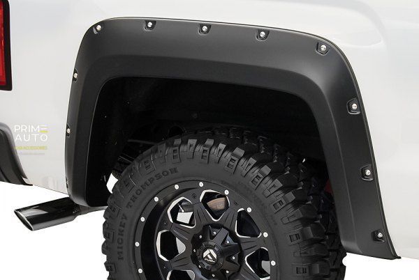 Poszerzenia nadkoli ustawić 4 szt GMC Sierra 1500 2016-2018 Pocket-style czarny Bushwacker 40974-02