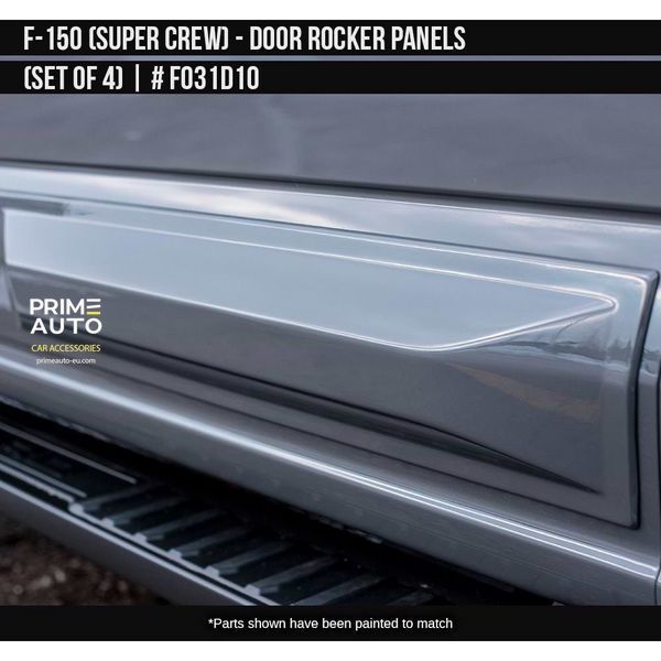 Door Molding SET Ford F-150 2021-2025 black AIR DESIGN FO31D10