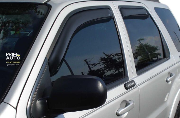 Window Deflectors 4 pcs Set Honda HR-V 2016-2025 Ventvisor IN-CHANNEL Dark Smoke AVS 194369