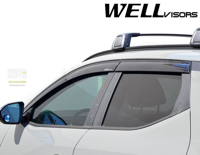 Дефлекторы окон к-т 4 шт Premium серия Hyundai Santa Cruz 2022+ Wellvisors 3-847HY029 3-847HY029 фото