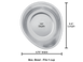 Миска для системы кормления домашних животных пластик без BPA WeatherTech 81P08BOWL 81P08BOWL фото 2