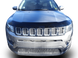 Дефлектор капота Jeep Compass 2017 - 2027 гладкий FormFit HD7C18 HD7C18 фото 1