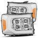 Передние фары GMC Sierra 2007-2013 LED NOVA серия хром AlphaRex 880607 880607 фото 1