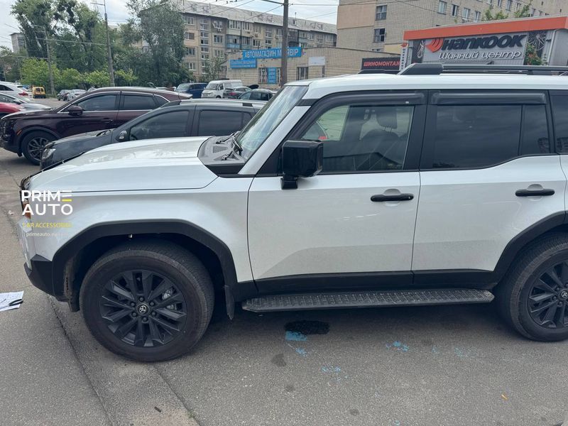 Owiewki do szyb samochodowych prz&oacute;d+tył num 4 szt ciemny Toyota Land Cruiser Prado 250 2024 + EGR 92492081B