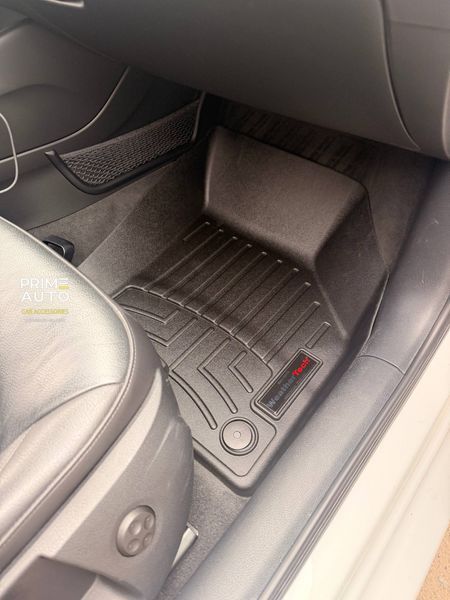 Car Mats 3D Liners Front Skoda Superb 2015 - 2022 Black WeatherTech 444961