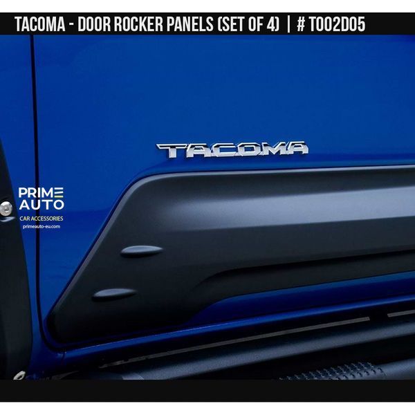 Moluri SET Toyota Tacoma 2016-2025 negru AIR DESIGN TO02D05