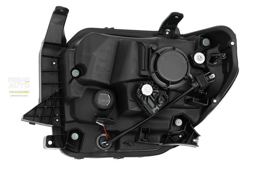 Передні фари Toyota Tundra 2014-2021 LED LUXX серія чорні AlphaRex 880803 880803 фото
