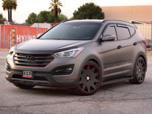 Window Deflectors 4pcs Hyundai Santa Fe 2013 - 2017 EGR 92435028B