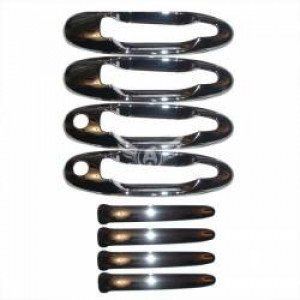 Handle covers set 8 pcs chrome Toyota Land Cruiser 100 1998 - 2007 Wellstar LT7209