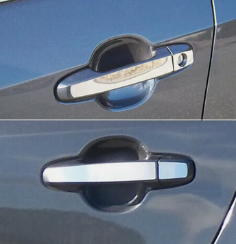 Handle covers SMART-key set 8 pcs chrome plates Toyota Camry 2012 - 2014 SES Trims DH12132