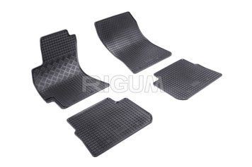 Dywaniki samochodowe gumowe zestaw 4 szt czarny Subaru Forester 2009 - 2012 Rigum 902228