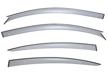 Owiewki do szyb samochodowych num 4 szt Premium seria Mazda Mazda 3 2004 - 2009 Sedan Wellvisors 3-847MZ001