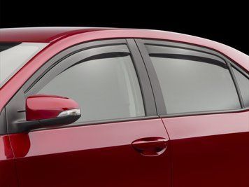 Owiewki okienne wkładany prz&oacute;d+tył Kia K4 2025 ciemny WeatherTech 821098IM