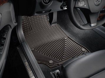 All-Weather Floor Mats Front Mercedes-Benz CLS-Class 2015 - 2018 Cocoa WeatherTech W357CO