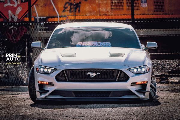 Front lights Ford Mustang 2018-2020 NOVA-Series Black AlphaRex 880264
