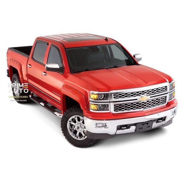Розширювачі арок комплект 4 шт Chevrolet Silverado 1500 2014-2018 Pocket-style чорний Bushwacker 40957-02 40957-02 фото