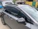 Owiewki do szyb samochodowych num 4 szt z czarną listwą Nissan Ariya 2023 - 2025 Wellvisors 3-847NS030