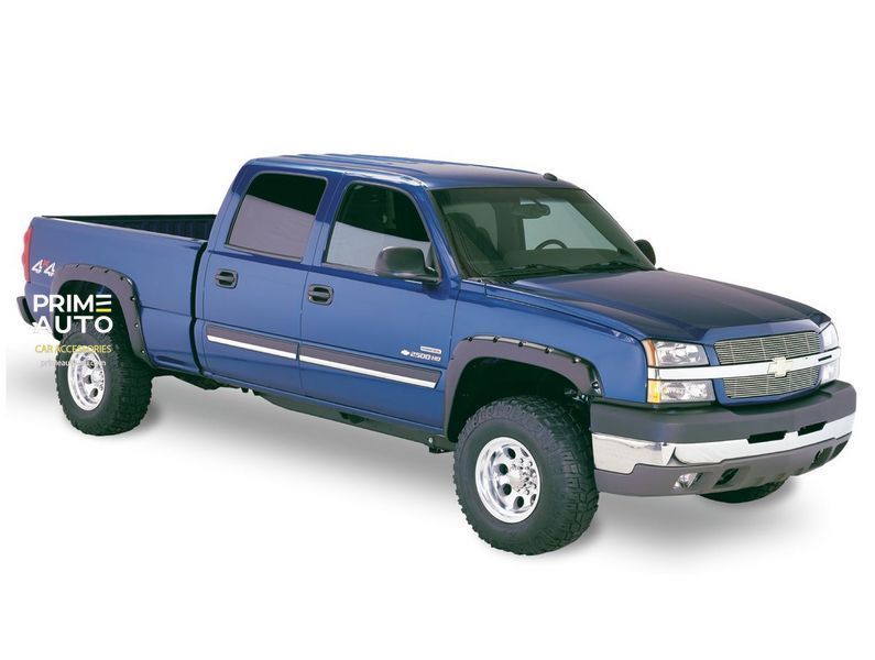 Poszerzenia nadkoli ustawić 4 szt Chevrolet Silverado 1500/2500 HD 2003-2006 Pocket-style czarny Bushwacker 40918-02