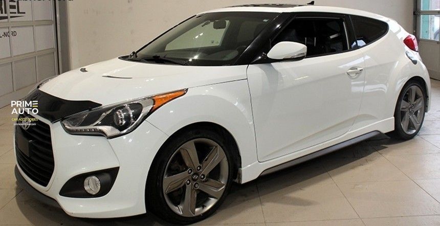 Дефлектор капота Hyundai Veloster 2013-2018 гладкий FormFit HD10Q13 HD10Q13 фото