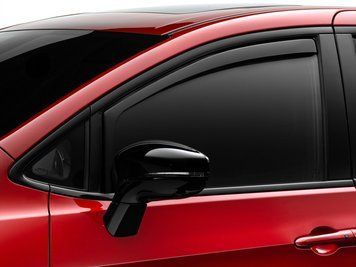 Deflectoare de ferestre inserabil faţă GMC Savana 1996 - 2026 lucios &icirc;nchis WeatherTech 80020IM