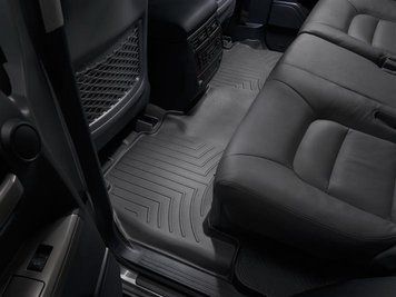 Car Mats 3D Liners 2nd Row Toyota Hilux 2006 - 2011 Black WeatherTech 441002