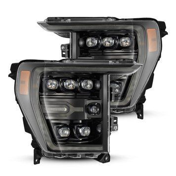 Lampy przednie Ford F-150 2021-2022 LED NOVA seria kolor Alpha-Black AlphaRex 880138