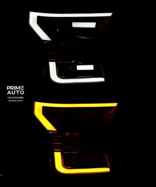 Передние фары LED Ford F150 2015-2017 LED LUXX серия углево-черные AlphaRex 880168 880168 фото