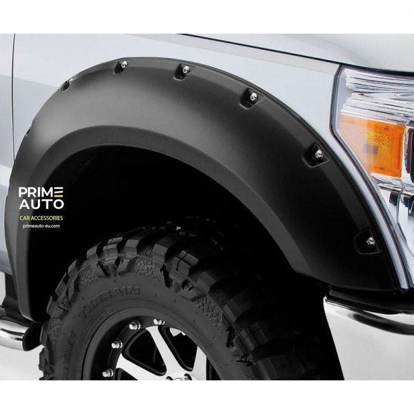 Fender Flares set 4 PCs Ford F-250 Super Duty 2011-2016 Pocket-style black Bushwacker 20931-02
