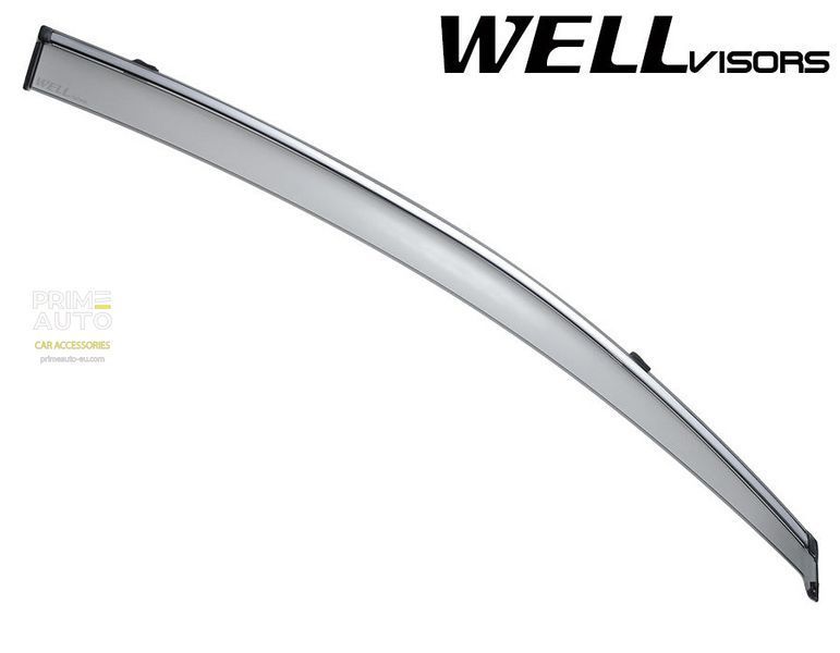 Owiewki do szyb samochodowych num 4 szt z chromowaną odlewanie Buick LaCrosse 2010 - 2016 Wellvisors 3-847BU005