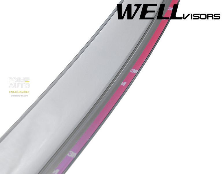 Owiewki do szyb samochodowych num 4 szt z chromowaną odlewanie Buick LaCrosse 2010 - 2016 Wellvisors 3-847BU005