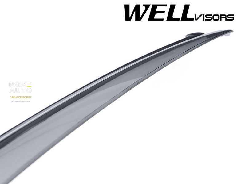 Дефлекторы окон к-т 4 шт с хромированным молдингом Audi Q7 2007 - 2015 Wellvisors 3-847AU002 3-847AU002 фото