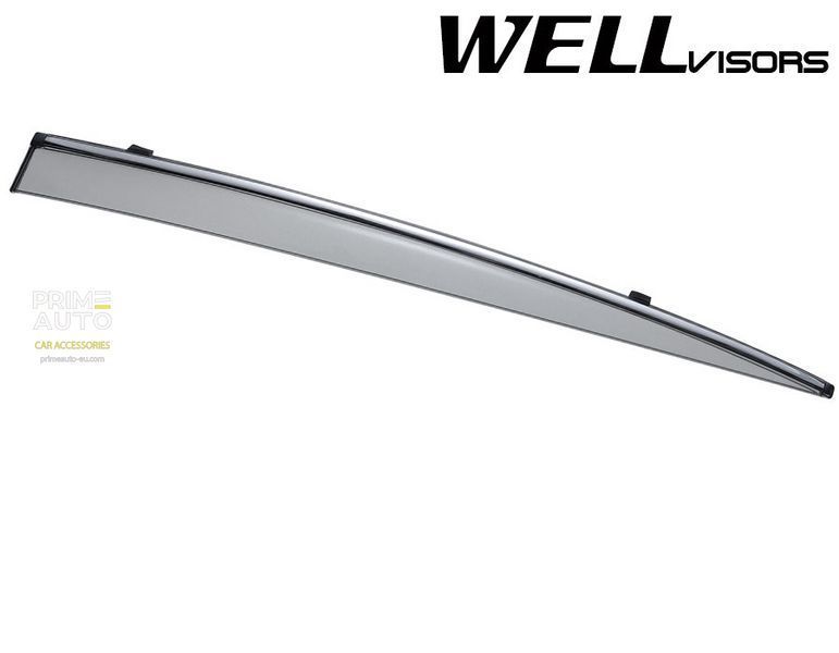 Owiewki do szyb samochodowych num 4 szt z chromowaną odlewanie Buick LaCrosse 2010 - 2016 Wellvisors 3-847BU005