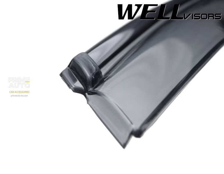 Дефлекторы окон к-т 4 шт с хромированным молдингом Audi Q7 2007 - 2015 Wellvisors 3-847AU002 3-847AU002 фото