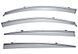 Owiewki do szyb samochodowych num 4 szt z chromowaną odlewanie Buick LaCrosse 2010 - 2016 Wellvisors 3-847BU005