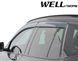 Дефлекторы окон к-т 4 шт с черным хромированным молдингом BMW X1 2018 - 2025 Wellvisors 3-847BM017 3-847BM017 фото 8