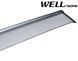 Дефлекторы окон к-т 4 шт с хромированным молдингом Audi Q7 2007 - 2015 Wellvisors 3-847AU002 3-847AU002 фото 6