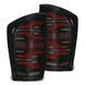 Rear lights Toyota Tacoma 2016-2025 LED LUXX series black and red AlphaRex 680000