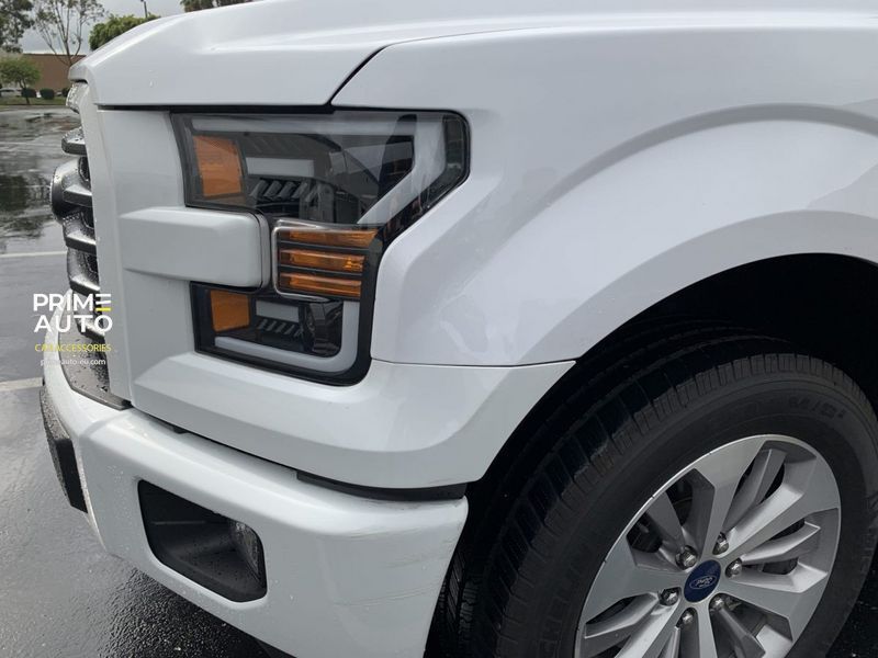 Передние фары LED Ford F150 2015-2017 LED LUXX серия углево-черные AlphaRex 880168 880168 фото