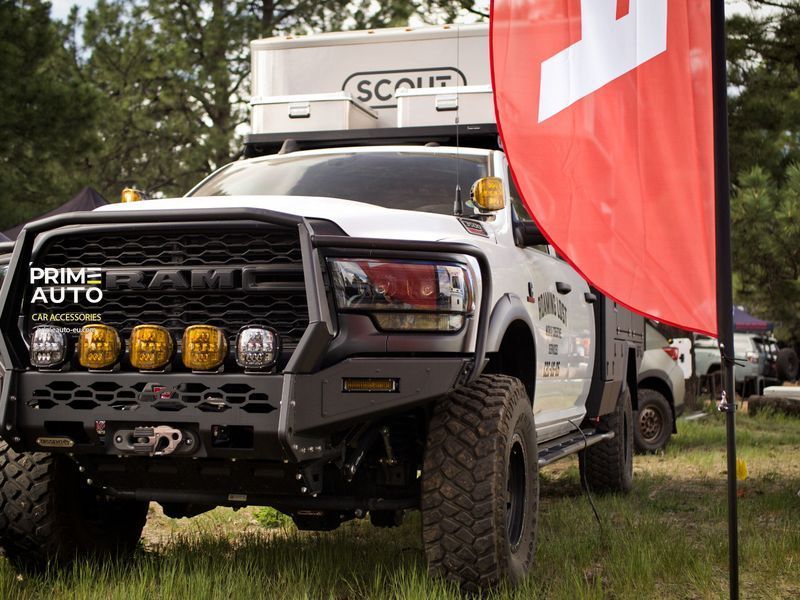 Передние фары RAM/Dodge Ram 2500 2019-2022 PRO серия черные AlphaRex 880547 880547 фото