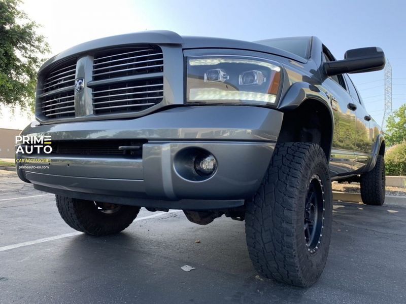 Передние фары RAM/Dodge Ram 1500 Classic 2006-2008 PRO серия черные AlphaRex 880532 880532 фото