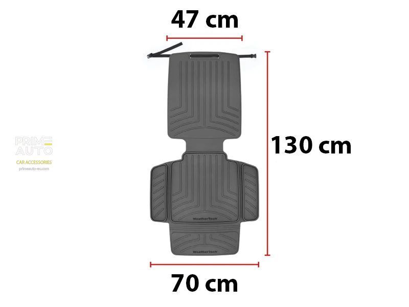 Mata do siedzenia samochodowego o rozmiarze oparciar 47x70x130 cm kakao WeatherTech 81CSBP01CO