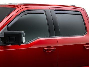Side Window Deflectors in-channel front+rear Chevrolet Colorado 2015-2022 Dark Gloss WeatherTech 82766IM