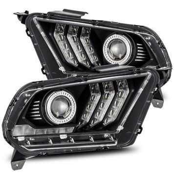 Lampy przednie Ford Mustang 2010-2014 PRO seria czarny AlphaRex 880110
