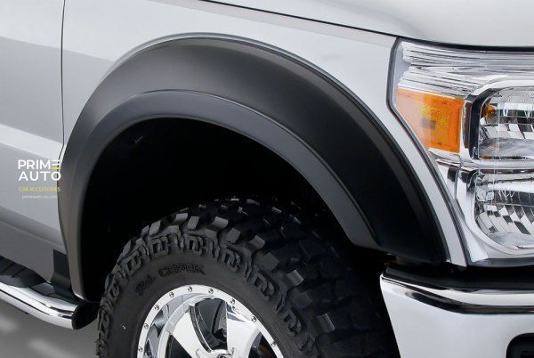 Fender Flares set 4 PCs Ford F-250 Super Duty 2011-2016 Extended-A-style black Bushwacker 20932-02