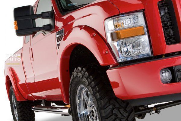 Fender Flares set 4 PCs Ford F-250 Super Duty 2017-2022 Forge-style black Bushwacker 28129-08