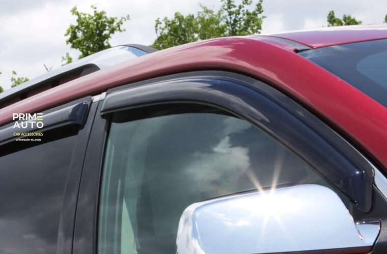 Window Deflectors 4 pcs Set Hyundai KONA 2020-2025 Ventvisor OUTSIDE MOUNT Smoke AVS 94771