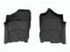 Car Mats 3D Liners High Performance Front Nissan Titan 2016 - 2024 Black WeatherTech 449081IM