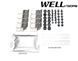 Owiewki do szyb samochodowych num 4 szt Premium seria Volkswagen Golf 2006 - 2009 Hatchback Wellvisors 3-847VW007