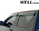 Owiewki do szyb samochodowych num 4 szt Off-Road seria Ford F150/Raptor 2015 - 2020 Crew Cab Wellvisors 3-847FD017