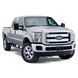 Fender Flares set 4 PCs Ford F-250 Super Duty 2011-2016 Extended-A-style black Bushwacker 20932-02